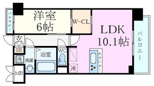 S-RESIDENCE新大阪Gardenの物件間取画像